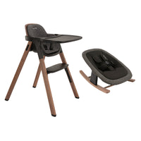 Nuna Bryn Hochstuhl mit Babyaufsatz und Wippe set