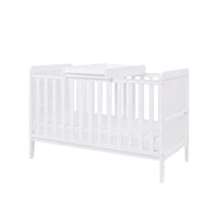 Universal Wickelaufsatz für Babybett (60 × 120 cm) – Weiß