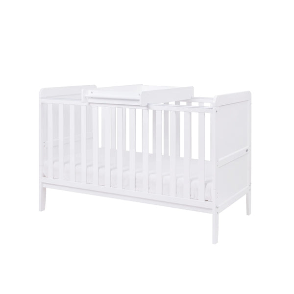 Universal Wickelaufsatz für Babybett (60 × 120 cm) – Weiß