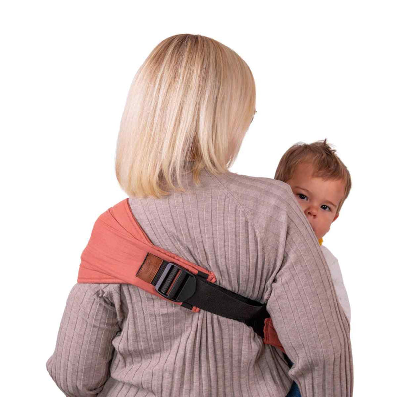 Speedy Terracotta Hüfttrage aus Musselin für Babys und Kleinkinder