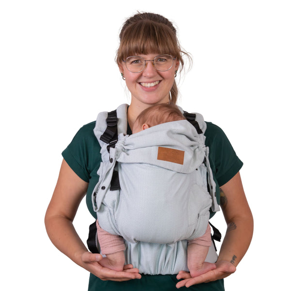 SCHMUSEWOLKE Stella Mint Fullbuckle Babytrage