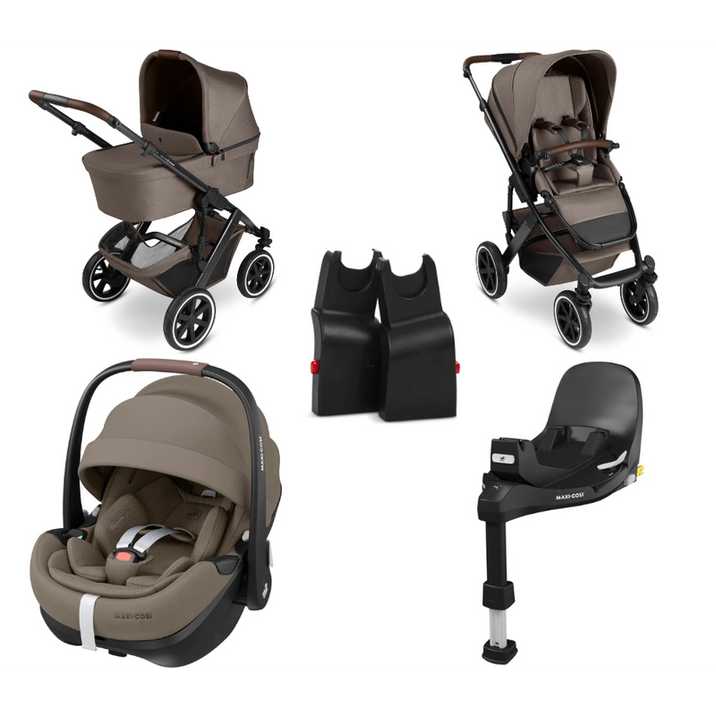ABC Design Salsa 5 Air Kinderwagen Set mit Maxi Cosi Pebble 360 Pro2