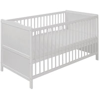 Komplett-bett 140x70 cm Weiß mit Eulen-Design