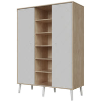 BISAL Kleiderschrank Peak XL (nature-weiss)