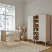 BISAL Kleiderschrank Peak XL (nature-weiss)
