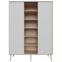 BISAL Kleiderschrank Peak XL (nature-weiss)