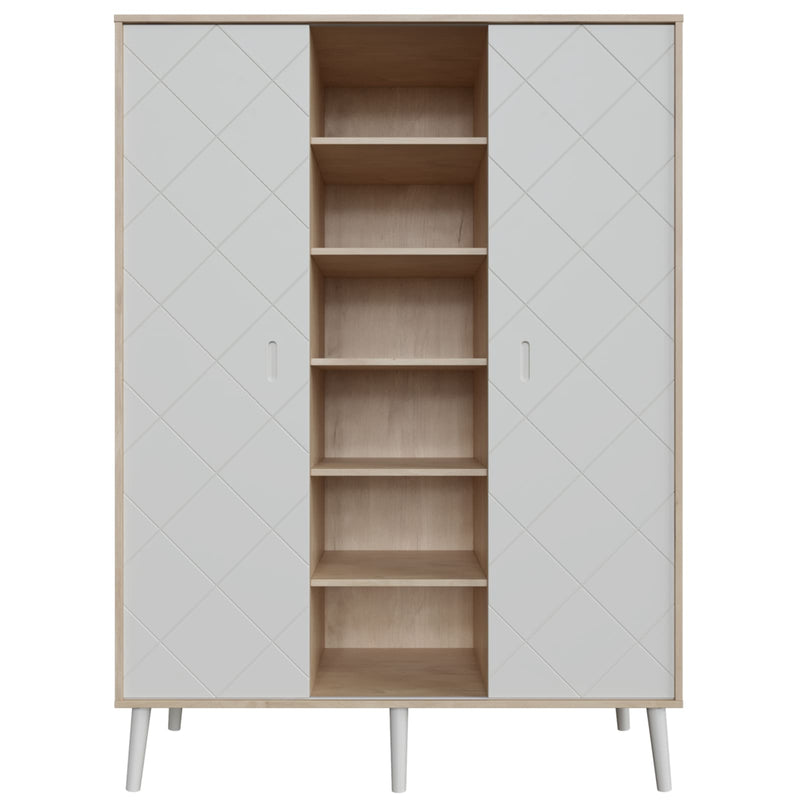 BISAL Kleiderschrank Peak XL (nature-weiss)
