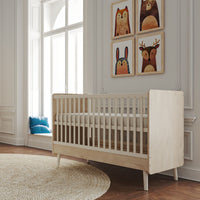 BISAL Kinderbett Peak (70 x 140 cm, nature-weiß)