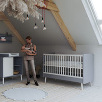 BISAL Peak Kinderbett 70 x 140 cm (grau-weiß)