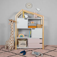 BISAL Bücherregal Manhattan Phoebe Flamingo