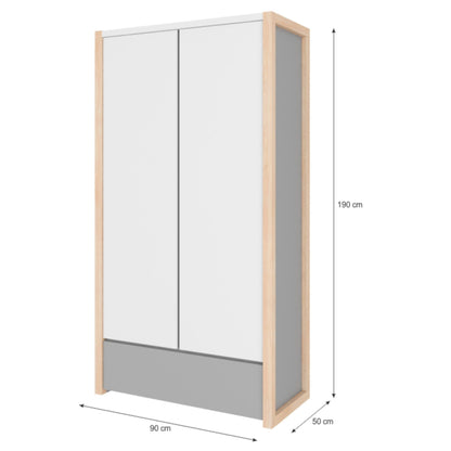 BISAL Schrank 2-türig PINETTE